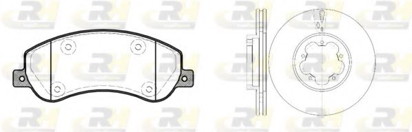ROADHOUSE 81250.00 Brake Set, disc brakes